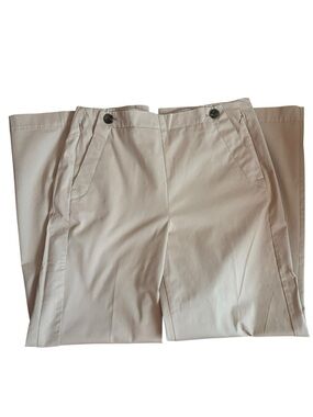 Ann Taylor Cream Chino Trousers